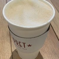 oat milk latte   at Pret A Manger - 30th St Station in Philadelphia