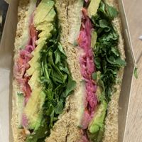 vegan sandwich   at Pret A Manger - 30th St Station in Philadelphia