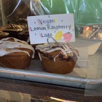 Vegan lemon Raspberry  at Bake Shop in Brooklyn