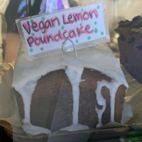 Vegan Lemon Poundcake  at Bake Shop in Brooklyn