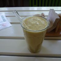 Smoothie
'Lebenslust (Glücklichmacher)'
'Love-of-Live (Happy-Maker)' at Rohkosteria in Mannheim