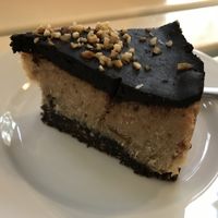 Raw Peanut Chocolate Cake - Also tasty at Rohkosteria in Mannheim