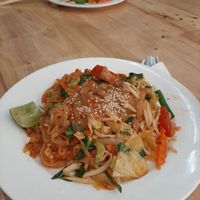 Vegan Pad Thai at Rest Inn in Bangkok