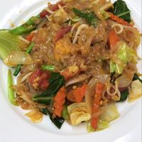 Vegan Pad Thai  at Rest Inn in Bangkok