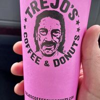 What a handsome devil  at Trejo's Coffee & Donuts in Hollywood