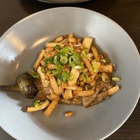 Aubergine and tofu starter  at Khmer Cuisine in Copenhagen