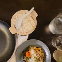 Amok - Khmer national dish - served with rice. at Khmer Cuisine in Copenhagen