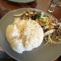 Tofu and mushrooms lunch  at Khmer Cuisine in Copenhagen