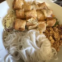 Spring roll vermicelli lunch   at Khmer Cuisine in Copenhagen