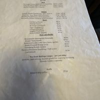 Drinks menu  at Khmer Cuisine in Copenhagen