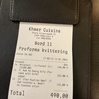   at Khmer Cuisine in Copenhagen