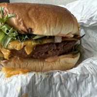 Mac Style Burger   at Unburger Grill in Dearborn