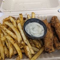 Chick'n finger box at Unburger Grill in Dearborn