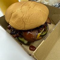 Smoky BBQ Burger  at Unburger Grill in Dearborn