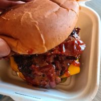 Smoky Sweet Barbecue burger at Unburger Grill in Dearborn
