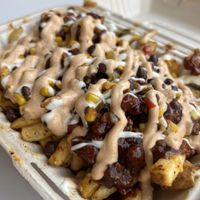 BBQ Chick’n fries  at Unburger Grill in Dearborn