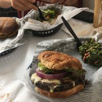 Vegan burgers at Unburger Grill in Dearborn