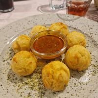 Baked dodole at Güjžina - Green One Bistro in Ljubljana