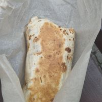 Vegan mega wrap at The Conductor in Prague