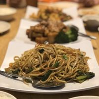 Family style dinner at Yum Yum Dumplings in Centereach