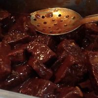 Jackfruit Seitan Ribz! Perfect!  at Senses Vegan Comfort Food in Norfolk