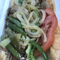 Vegan philly cheese steak  at Senses Vegan Comfort Food in Norfolk