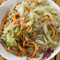 Fried glass noodles with veggies (we specified: no egg)  at Quan 3 Chi Em in Mai Chau
