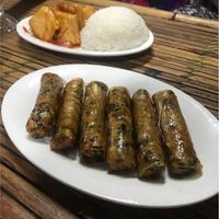 Vegetable spring roll - no egg  at Quan 3 Chi Em in Mai Chau