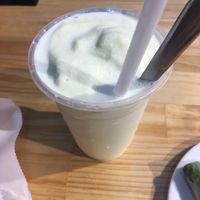 Mango sticky rice smoothie at Au Lac Healthy World - Pham Ngu Lao in Ho Chi Minh City