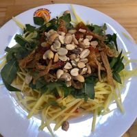 Mango salad at Au Lac Healthy World - Pham Ngu Lao in Ho Chi Minh City