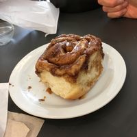 Cinnamon buns at Sweet Pea Cafe & Playhouse in Edmonton