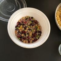 Bean salad at Sweet Pea Cafe & Playhouse in Edmonton