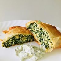 Spanakopita  at Sweet Pea Cafe & Playhouse in Edmonton