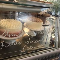 Vegan cakes! at Sweet Pea Cafe & Playhouse in Edmonton