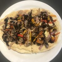 Balsamic glazed flat bread at Sweet Pea Cafe & Playhouse in Edmonton