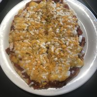 Cheese flatbread (my son LOVED this!) at Sweet Pea Cafe & Playhouse in Edmonton