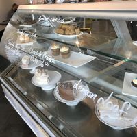 baked goods display at Sweet Pea Cafe & Playhouse in Edmonton