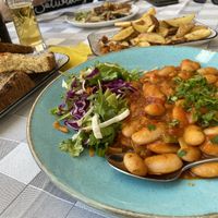Gigantes (giant beans) at Valia Calda in Kalampaka