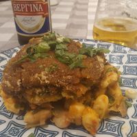 Giant Beans and Leeks at Valia Calda in Kalampaka