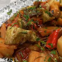 ratatouille, very tasty at Valia Calda in Kalampaka