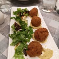 vegetable "meatballs" at Valia Calda in Kalampaka