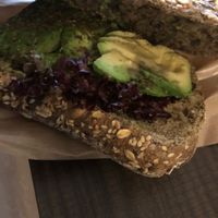 Avocado sandwich  at Espressaki in Crete