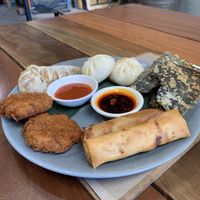 Asian plate   at Yulli's Brews in Alexandria