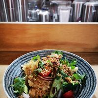 Thai Mushroom Salad at Yulli's Brews in Alexandria