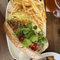 Mushroom Bahn Mi   at Yulli's Brews in Alexandria