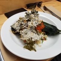 Stuffed zucchini at Yulli's Brews in Alexandria