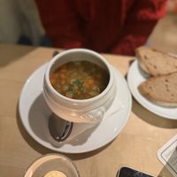 Lentil soupp  at Gilden im Zims in Cologne