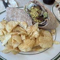 Falafel wrap- also yum!   at Swan Street Diner in Buffalo