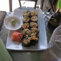 spicy tuna roll, a local favorite at The Vegan House in Hollywood