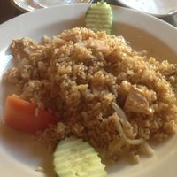  rice with seafood  at The Vegan House in Hollywood